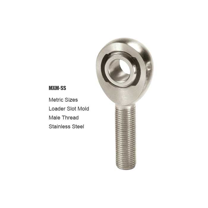 MXMSS rod end SYZ Rod Ends Metric MXM-SS Stainless Steel Male Rod End