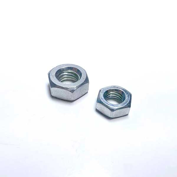 Carbon steel hex jam nuts with right and left hand internal threads