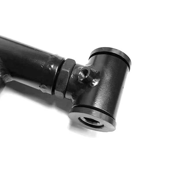 Poly bushing and DOM sleeve weld-on assembly