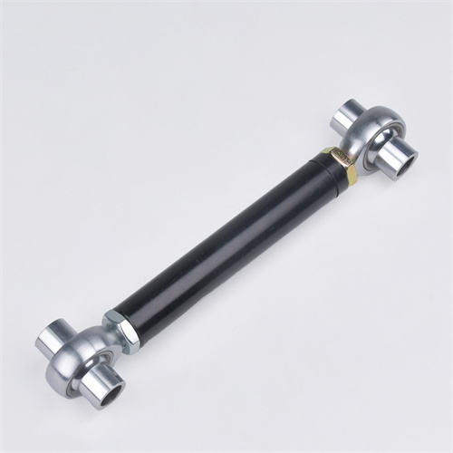 Custom adjustable camber link arm with laser-cut flat profile