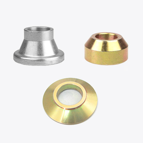 Custom Imperial and Inch Steel Cone Spacers for Rod End
