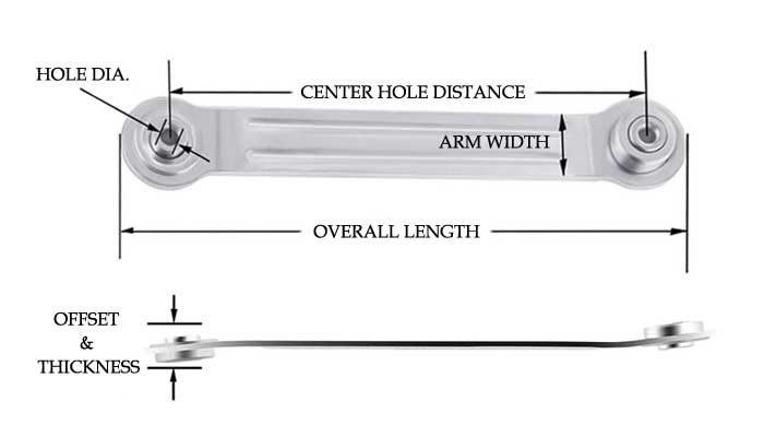 Custom Options for Glider Bearing Arms