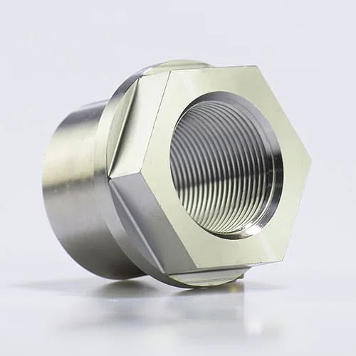 Hex weld-in tube adapter