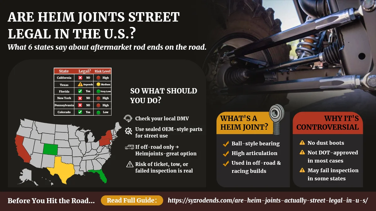 Infographic: Are heim joints street legal in u.s.?