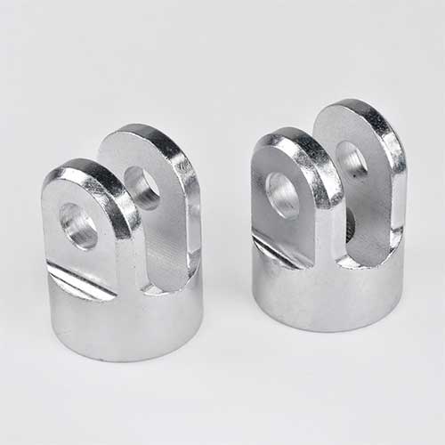 Steering rack clevis