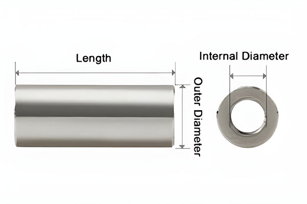 Custom rod end spacers machined to drawing