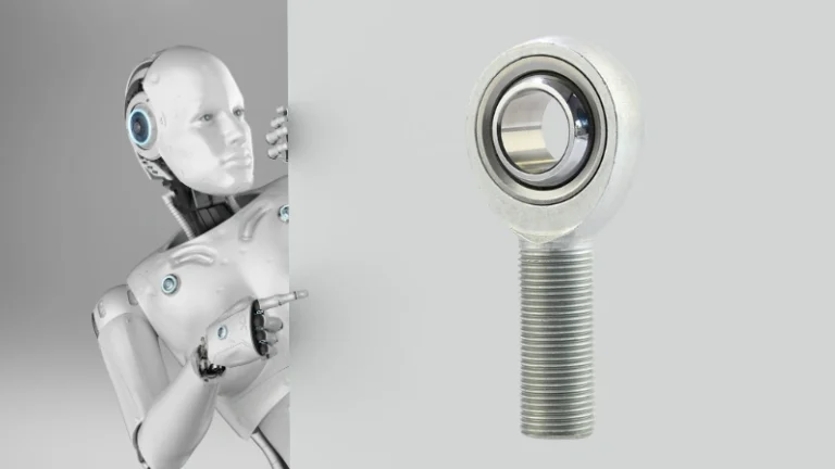 Humanoid robot and rod end