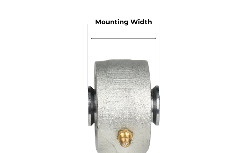 Measuring Johnny joint mounting width